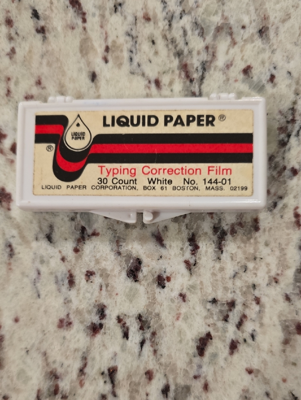 Vintage Liquid Paper Typing Correction Film Dispenser
